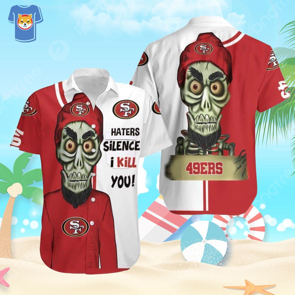 Nfl San Francisco 49ers Hawaiian Shirt Achmed Haters Silence I