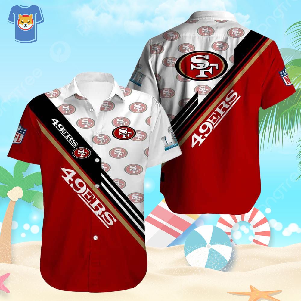 Nfl San Francisco 49ers Hawaiian Shirt Gift For Football Fans - Shibtee  Clothing