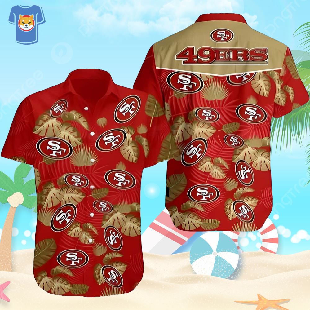 Vintage Nfl San Francisco 49ers Hawaiian Shirt Beach Vacation Gift -  Shibtee Clothing