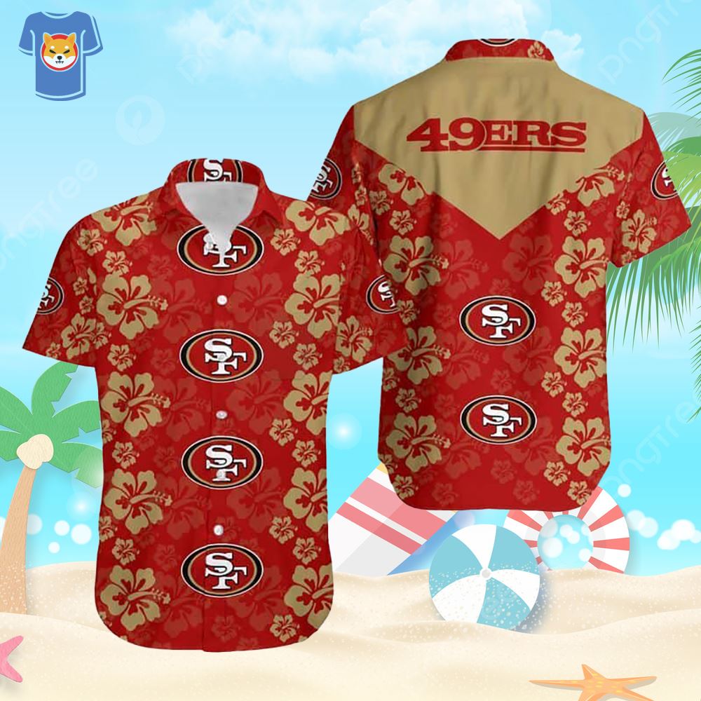 San Francisco 49ers Shirt - Polynesian Design 49ers Shirt Gold