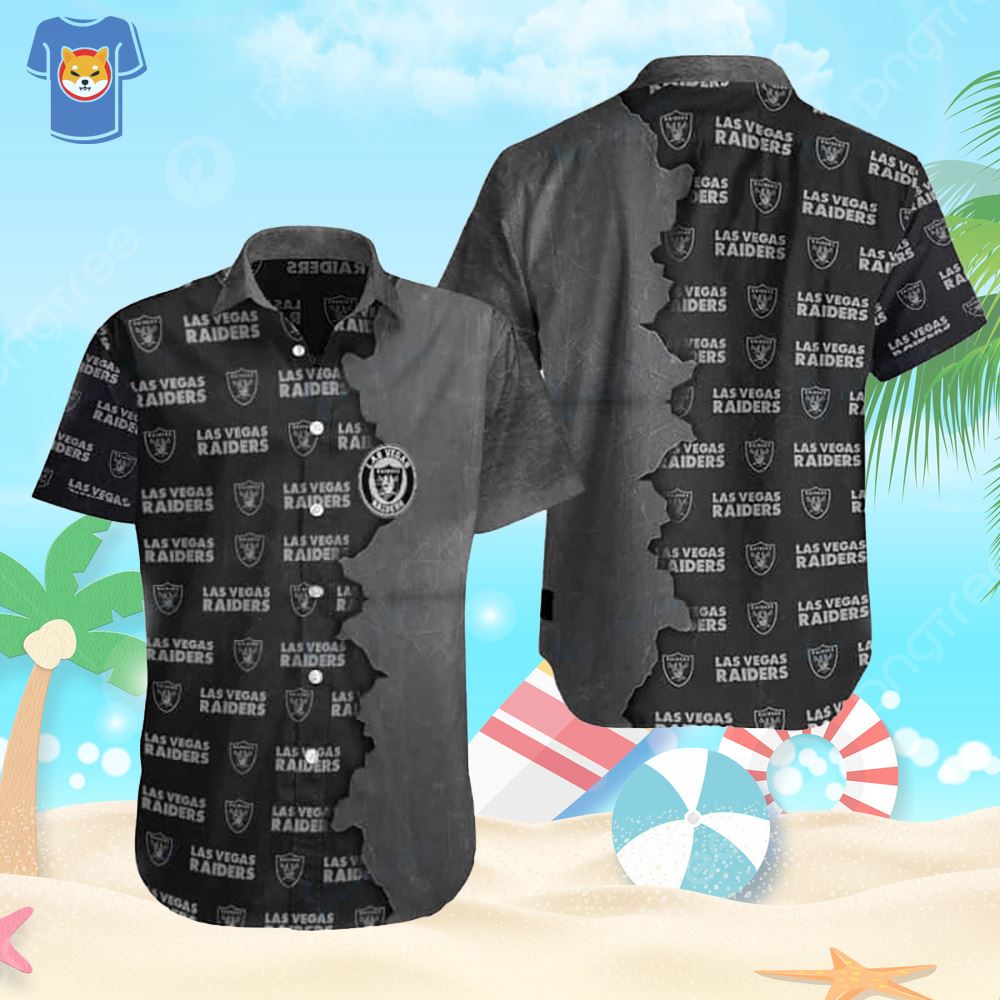Oakland Las Vegas Raiders Hawaiian Shirt For Men - Shibtee Clothing