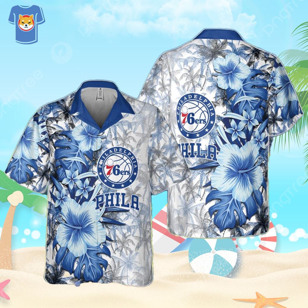 Philadelphia 76ers National Basketball Association 2023 Short Sleeve  Hawaiian Shirt For Men And Women - Banantees