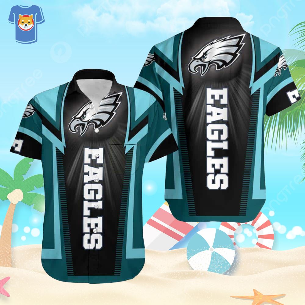 NFL Philadelphia Eagles Hawaiian Shirt Beach Gift For Dad Yl1iS801R -  Limotees