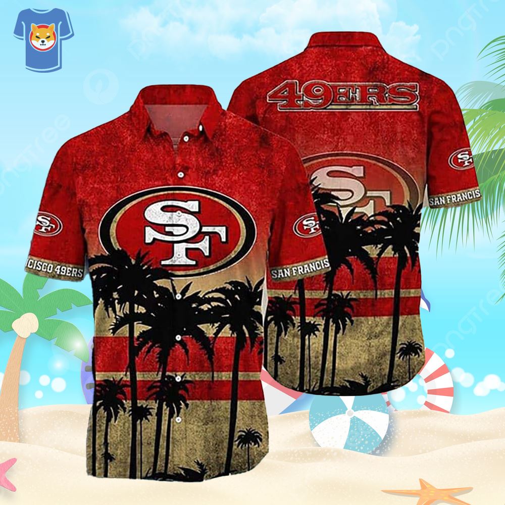 Vintage Nfl San Francisco 49ers Hawaiian Shirt Summer Beach Gift - Shibtee  Clothing