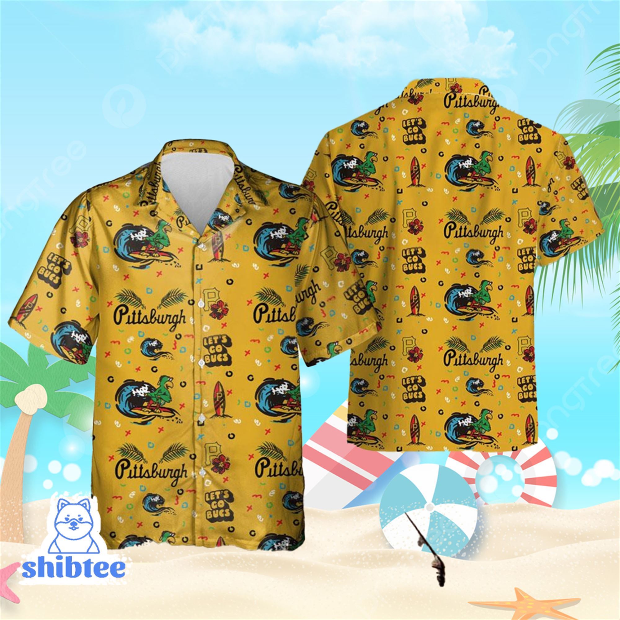 Chicago White Sox Yellow Flower Green Palm Leaf Tropical 3D Hawaiian Shirt