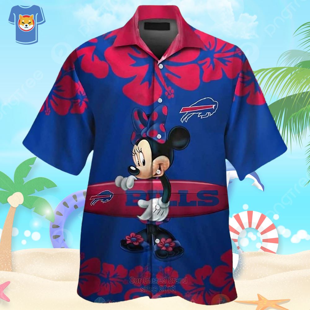 Buffalo Bills Hawaiian Shirt Minnie Mouse Gift For Disney Lovers