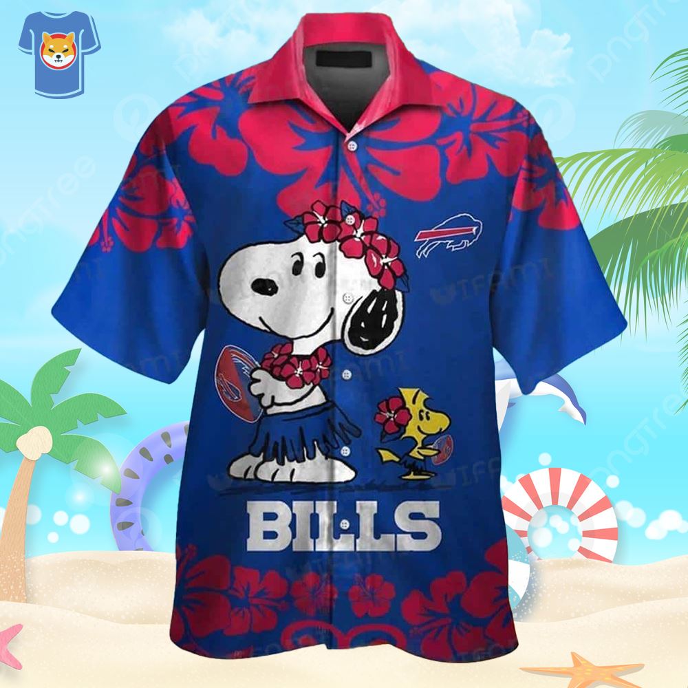 Buffalo Bills Vintage Pattern Hawaiian Shirt For Fans - Shibtee Clothing