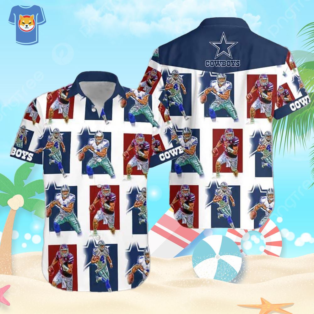 Cool Dallas Cowboys Hawaiian Shirt Beach Gift For Football Players -  Shibtee Clothing