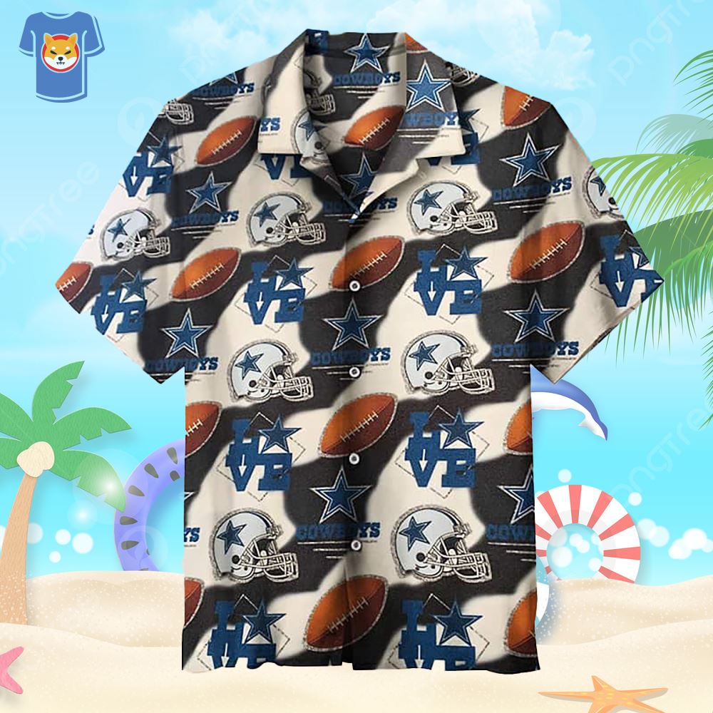 NFL Dallas Cowboys Hawaiian Shirt Football Gift For Best Friend, NFL  Hawaiian Shirt