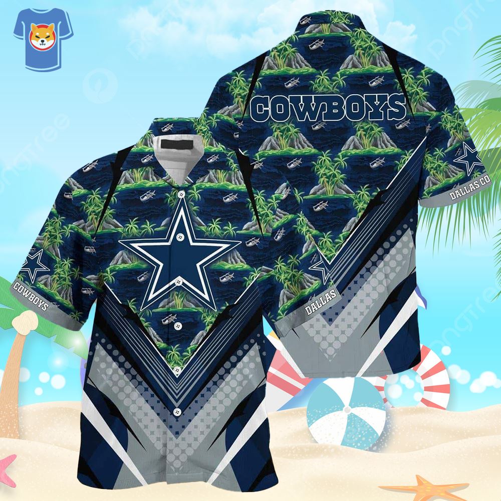 Dallas Cowboys Hawaiian Shirt Island Pattern Best Beach Gift - Shibtee  Clothing