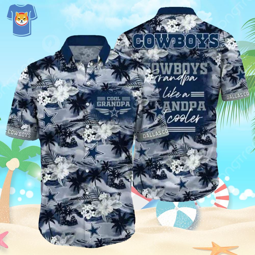 Nfl Dallas Cowboys Team Hawaiian Shirt Football Gift For Beach Lovers -  Shibtee Clothing