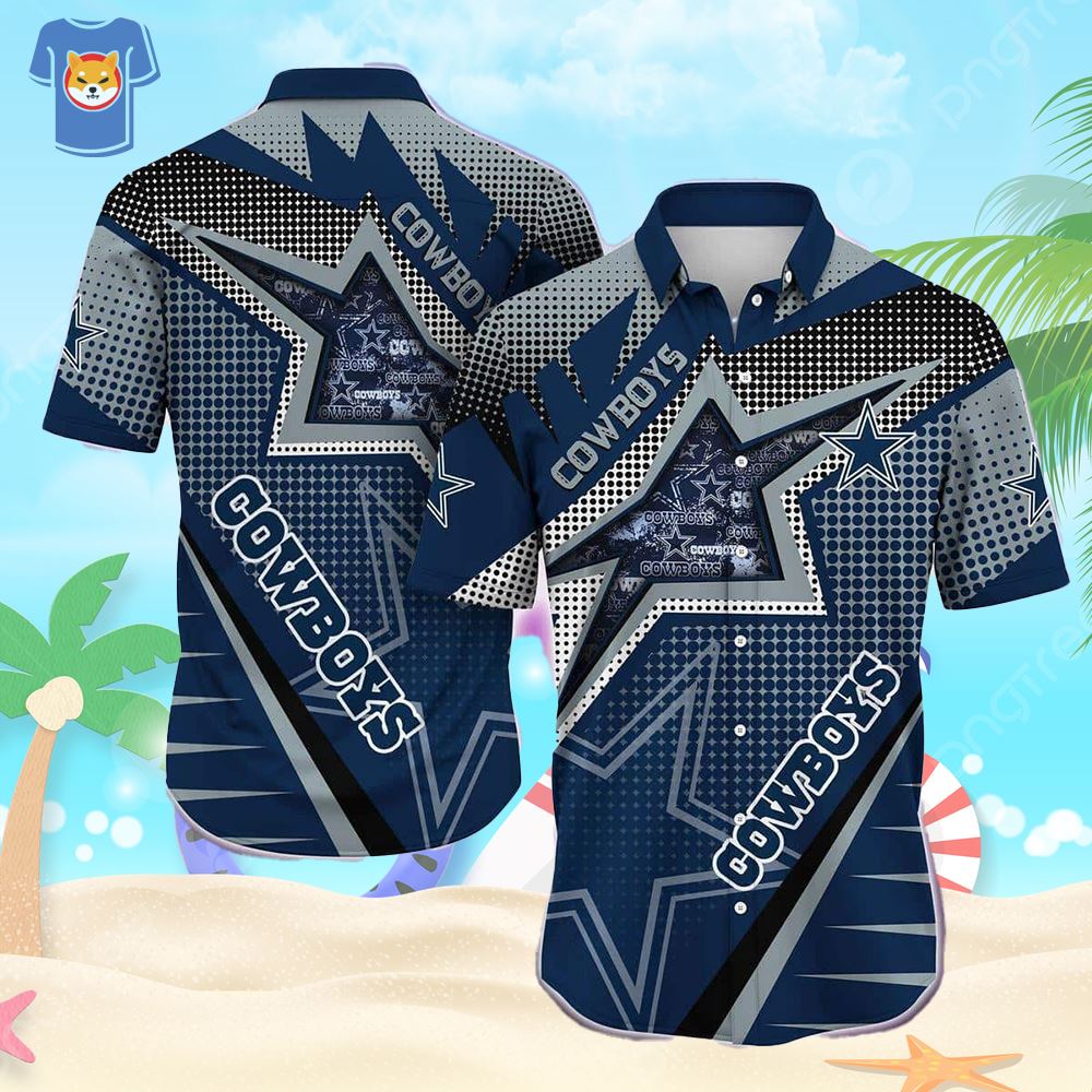 Nfl Dallas Cowboys Hawaiian Shirt Beach Gift For Sports Enthusiast -  Shibtee Clothing
