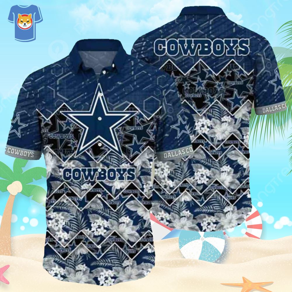 Dallas Cowboys Hawaiian Shirt Island Pattern Best Beach Gift - Shibtee  Clothing