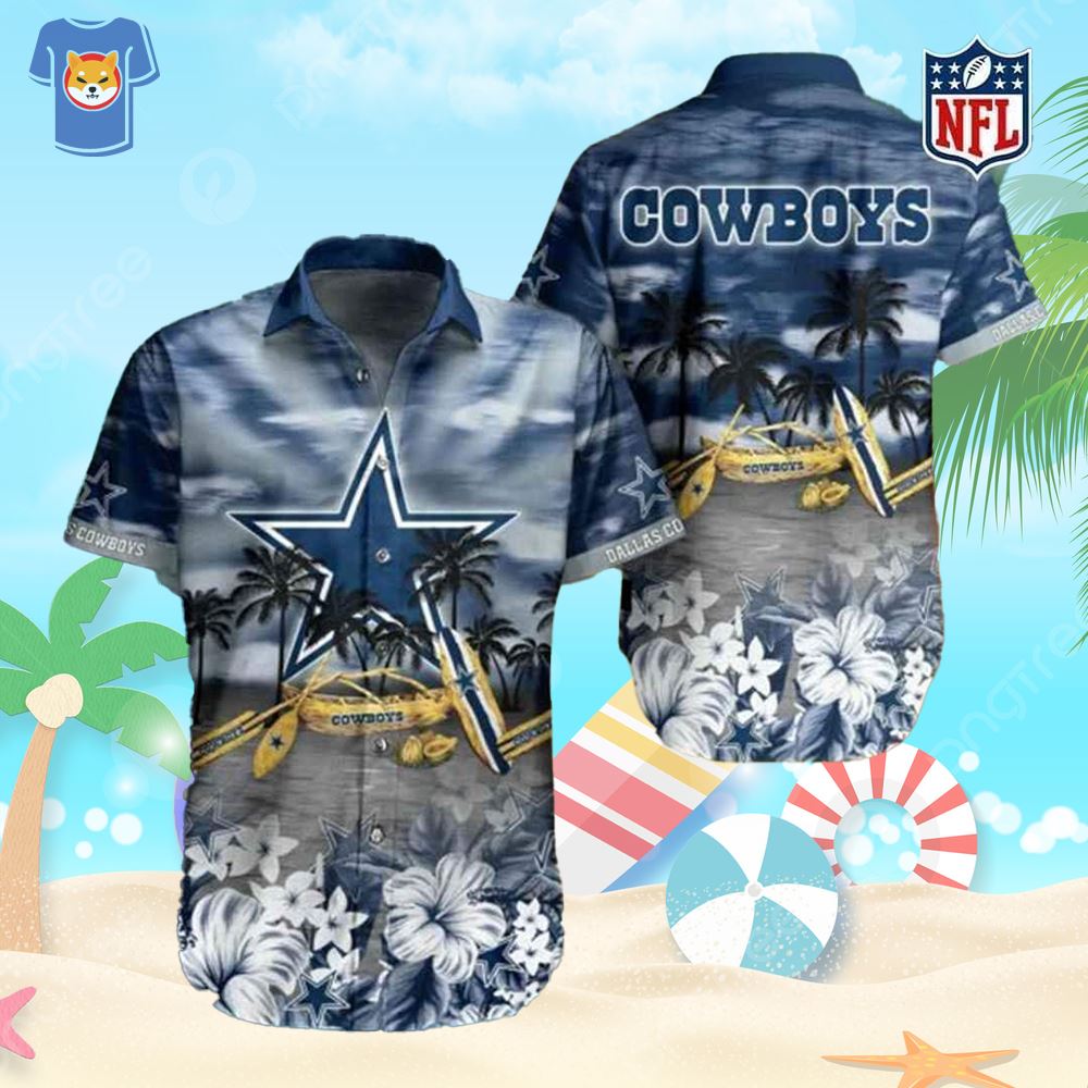 Cool Nfl Dallas Cowboys Hawaiian Shirt Gift For Football Fans - Shibtee  Clothing