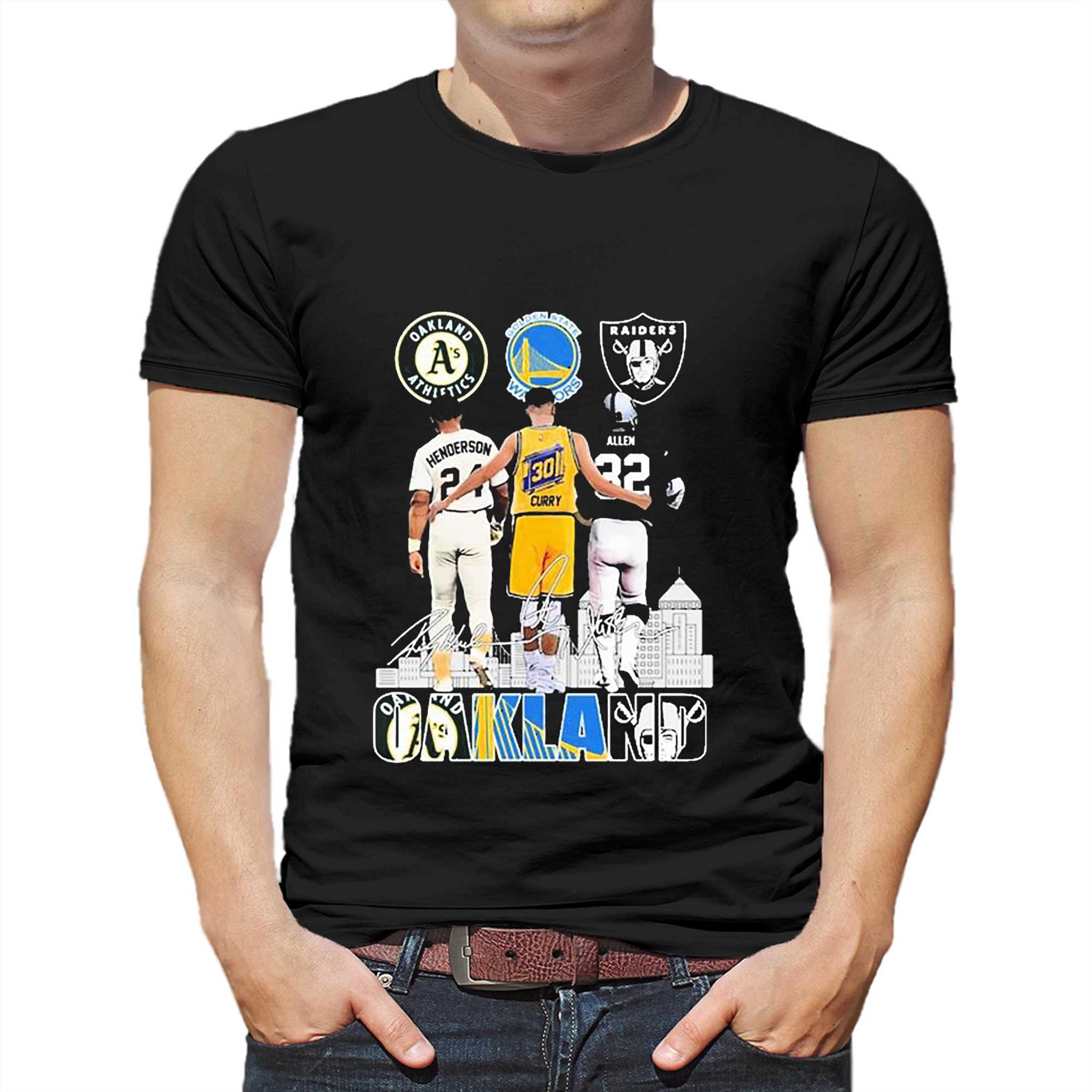 Oakland Raiders Vs Oakland Athletics Golden State Warriors T Shirts,  Hoodies, Sweatshirts & Merch