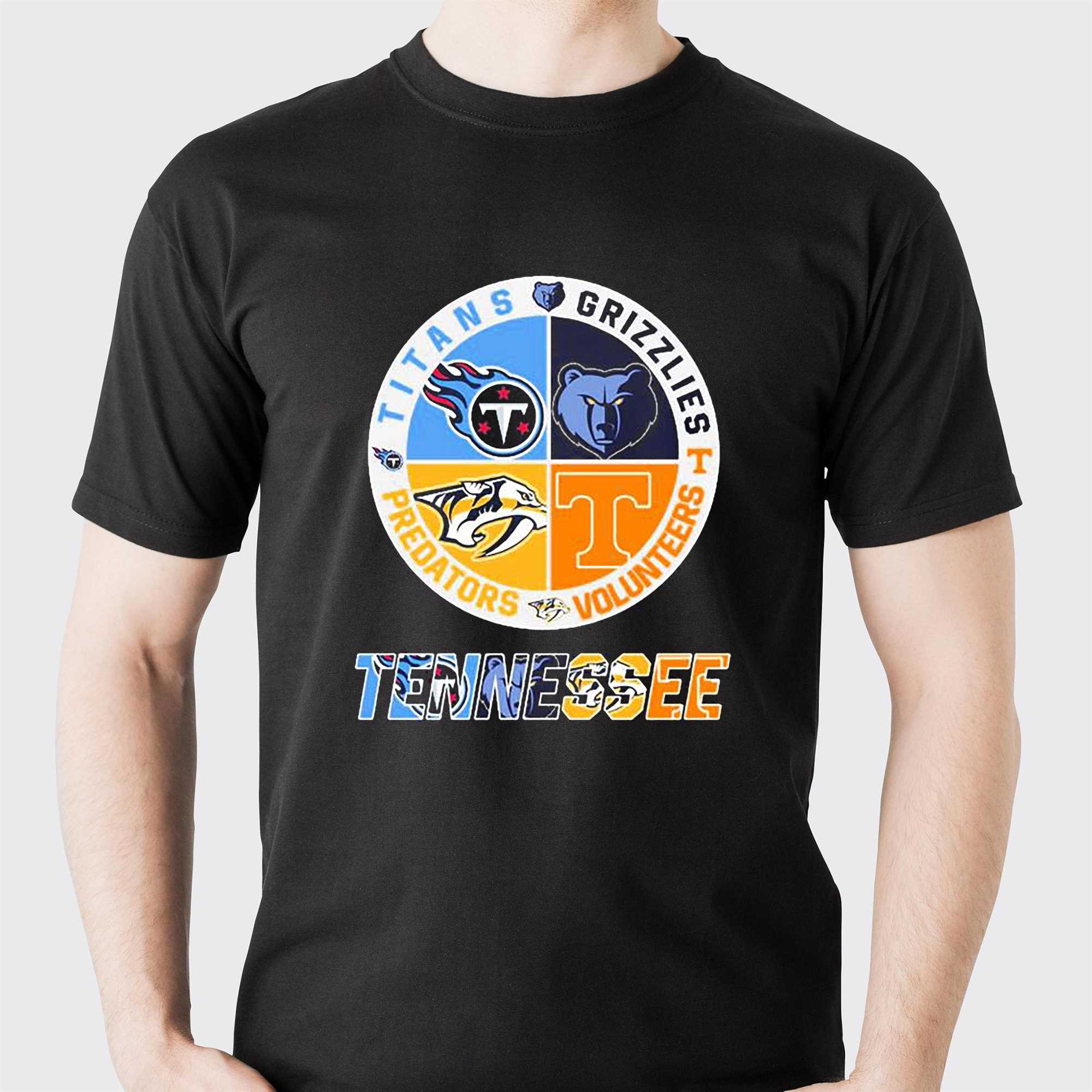 Tennessee Titans Grizzlies Volunteers And Predators Sports Teams T