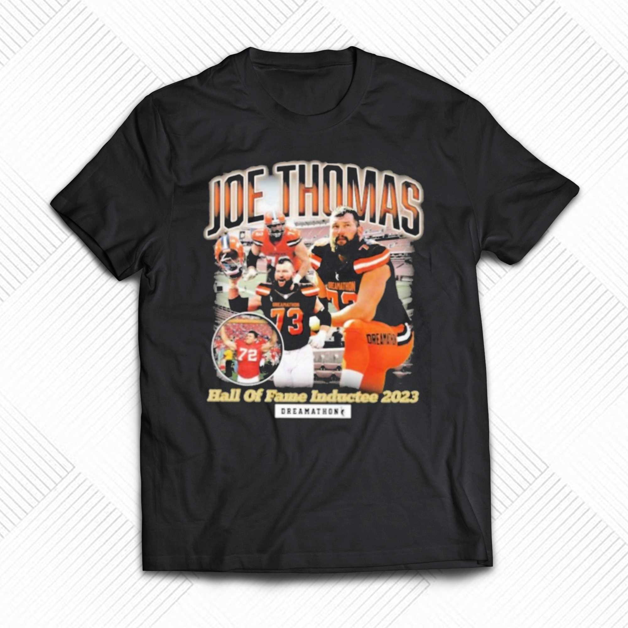 Cleveland Browns Joe Thomas Class Of 2023 Homage T Shirt - Limotees