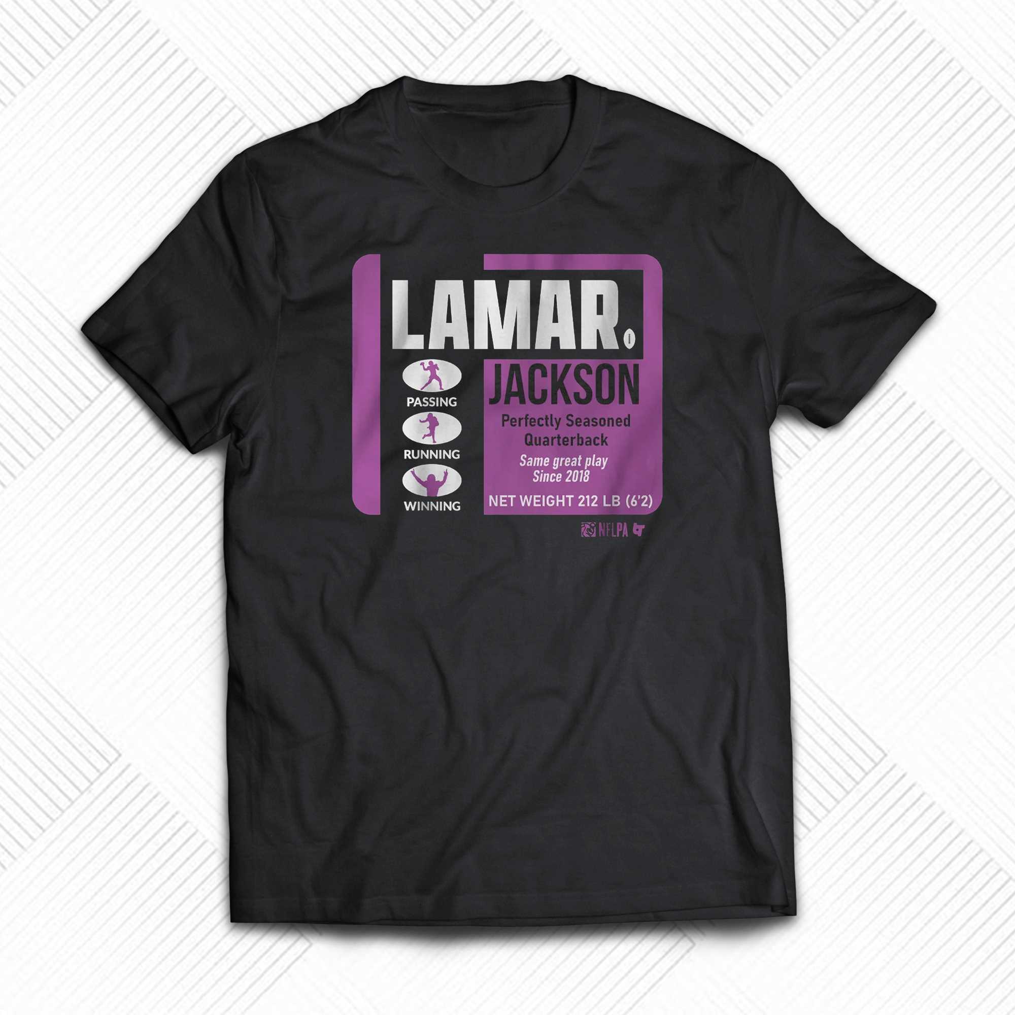 Lamar Jackson Perfectly Seasoned Shirt - Shibtee Clothing