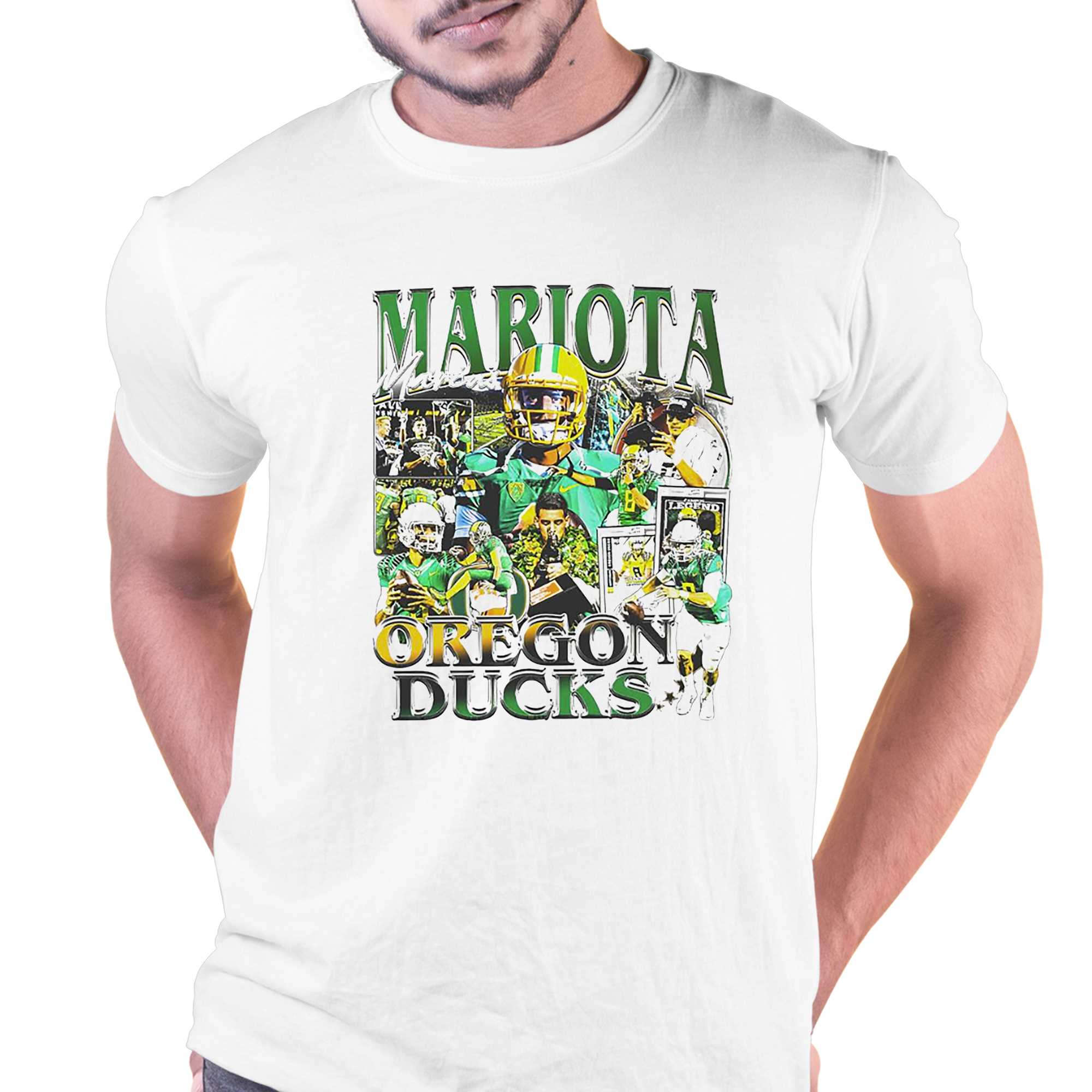 Marcus Mariota Oregon Ducks Football Shirt - Shibtee Clothing