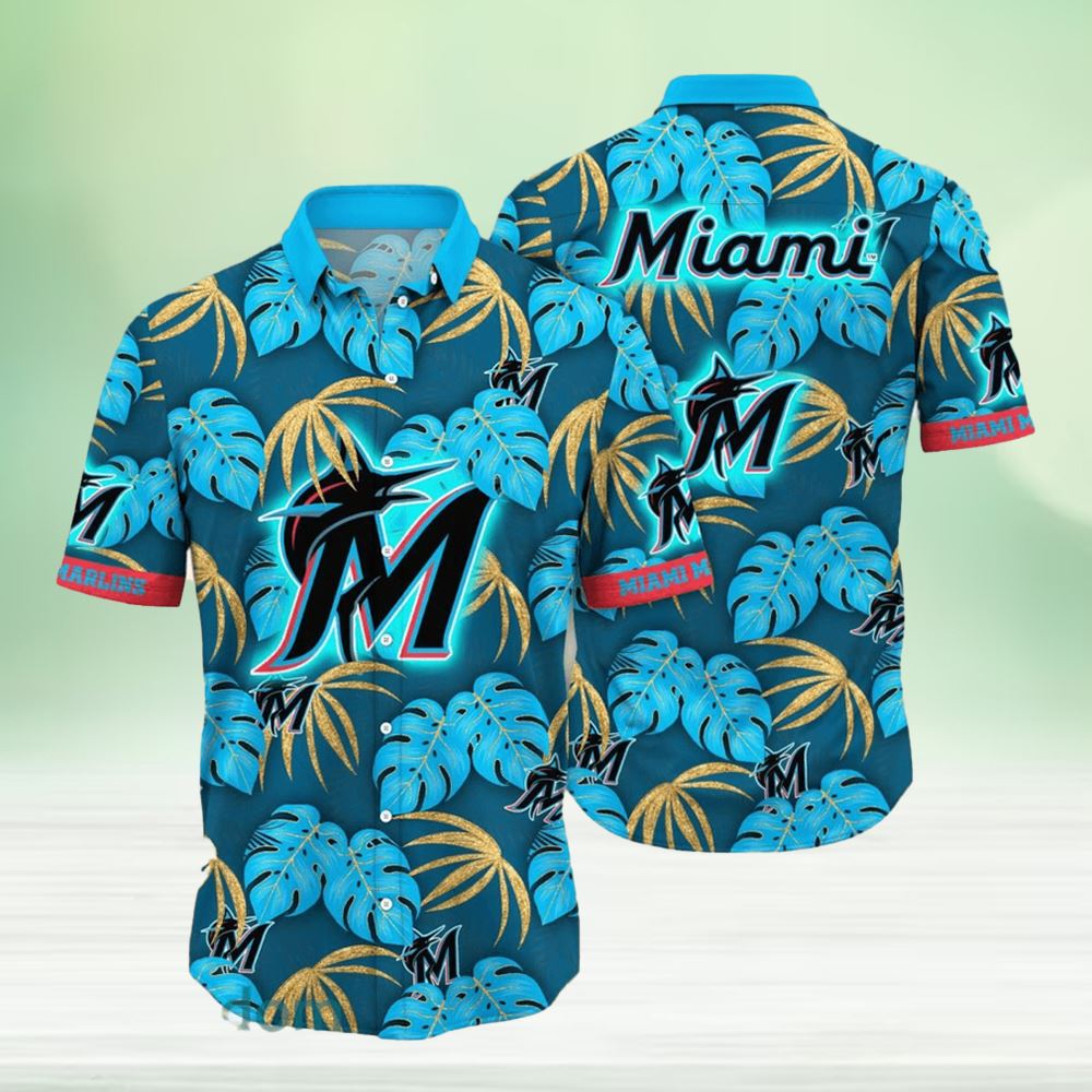 Miami Marlins Mlb Flower Hawaiian Shirt - Shibtee Clothing
