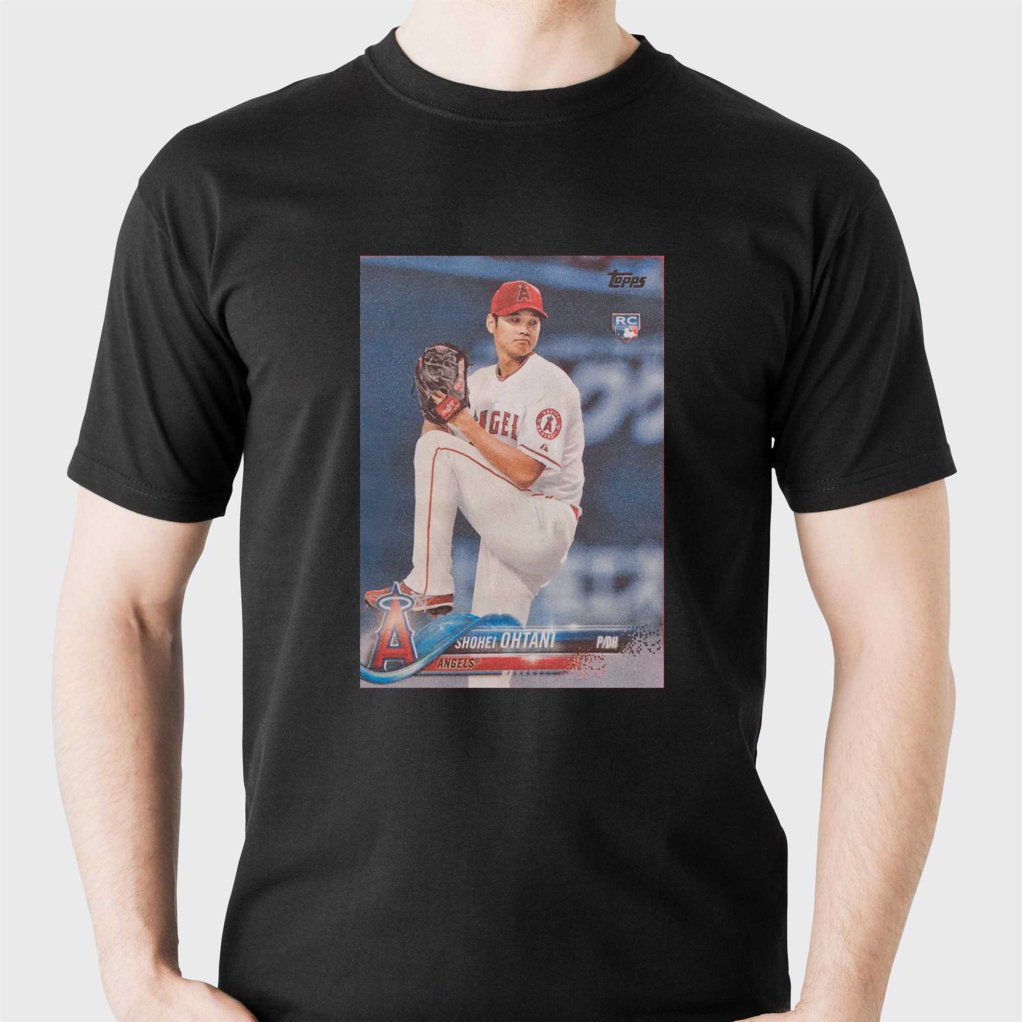 2018 Topps Baseball Shohei Ohtani Angels Shirt - Shibtee Clothing