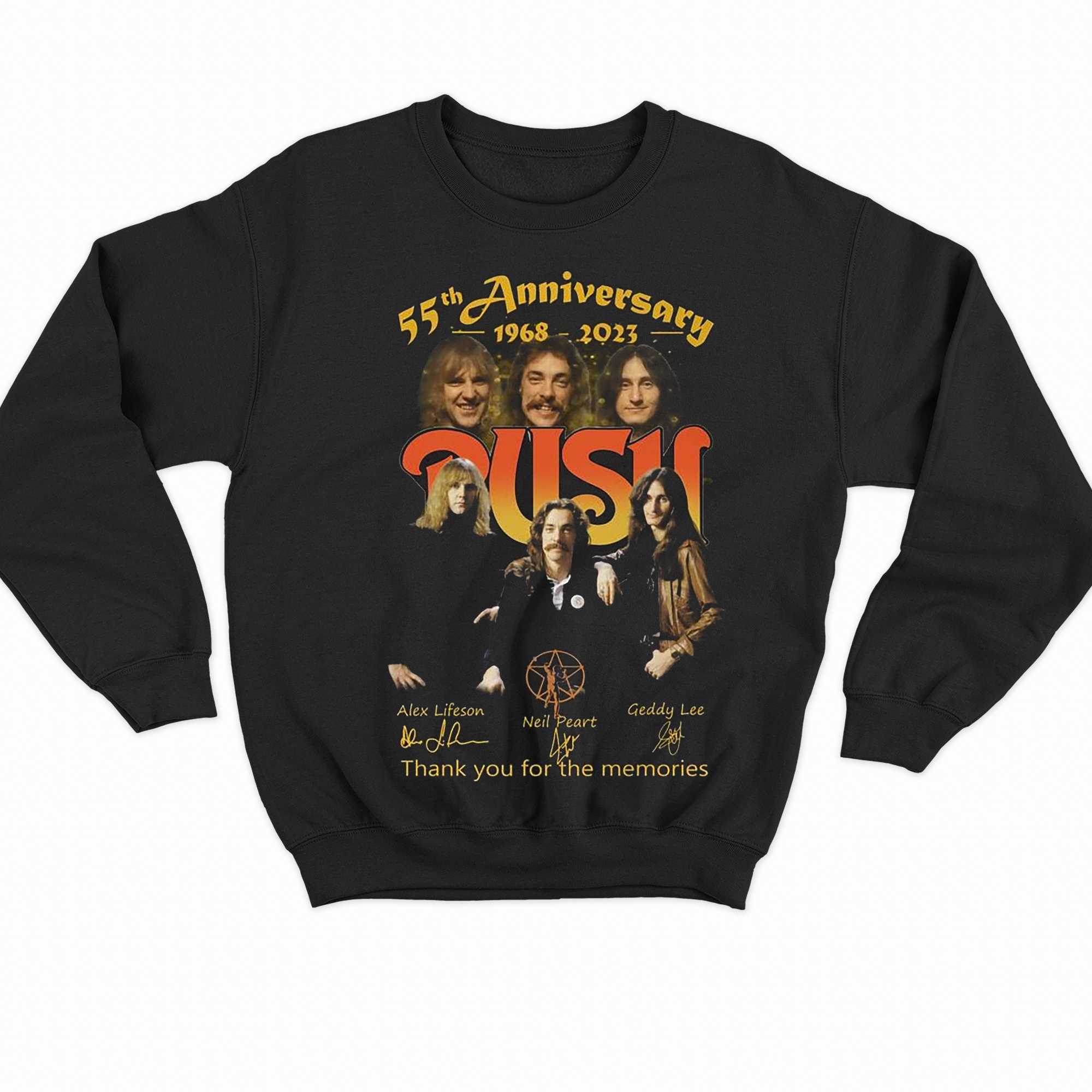 The Cincinnati Bengals 55th Anniversary 1968 2023 Thank You For The  Memories Signatures shirt, hoodie, sweater, long sleeve and tank top