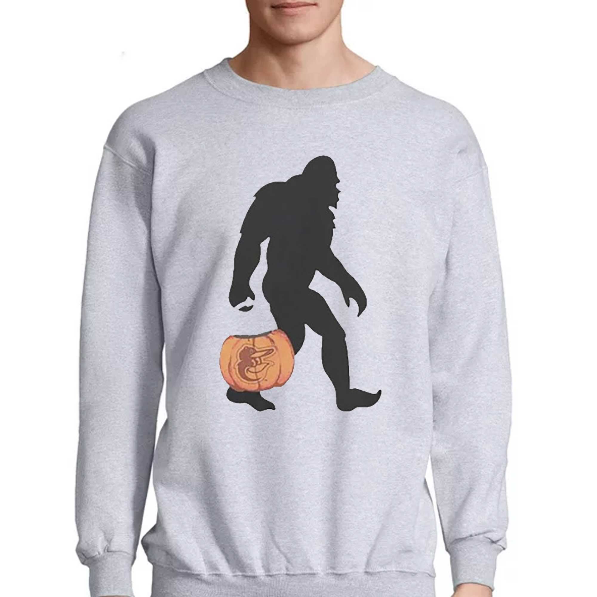 Baltimore Orioles Bigfoot Halloween Shirt 
