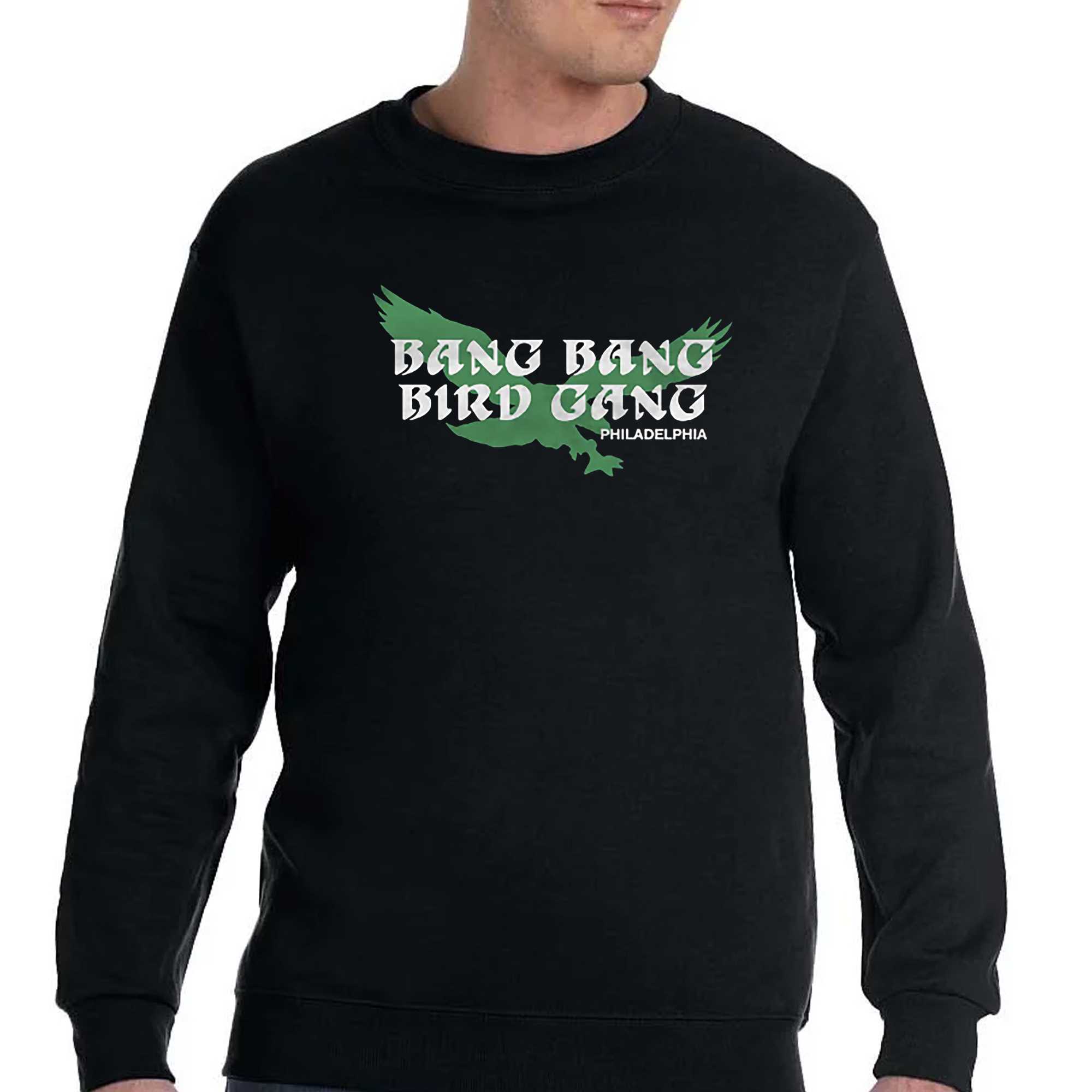 Eagles Sweatshirt Hoodie Tshirt Mens Womens Kids Green Bird Gang