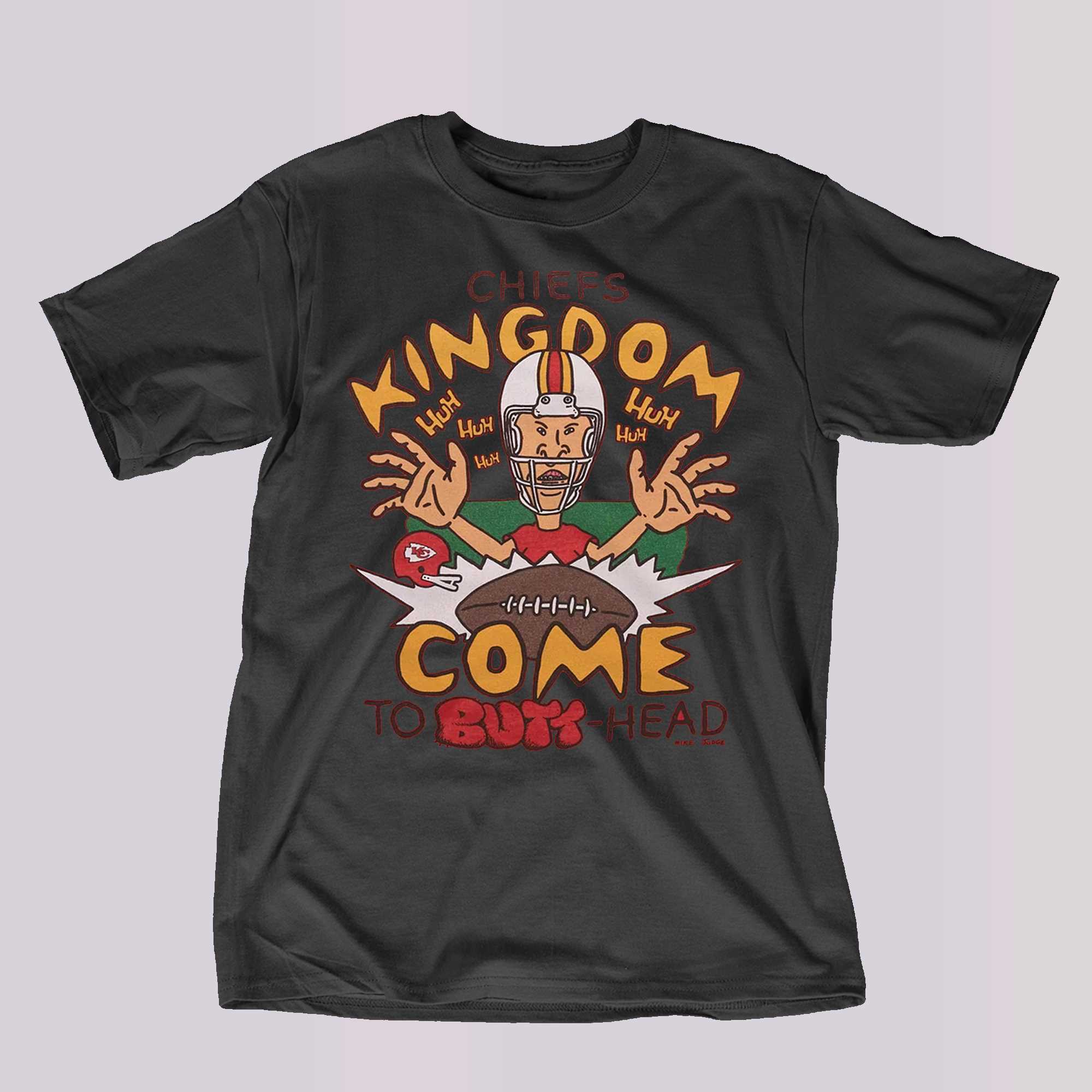 Beavis And Butthead X Kansas City Chiefs Kingdom Shirt - Shibtee