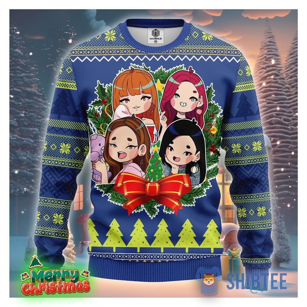 Santa One Piece Characters Chibi Merry Christmas shirt, hoodie, sweater,  long sleeve and tank top