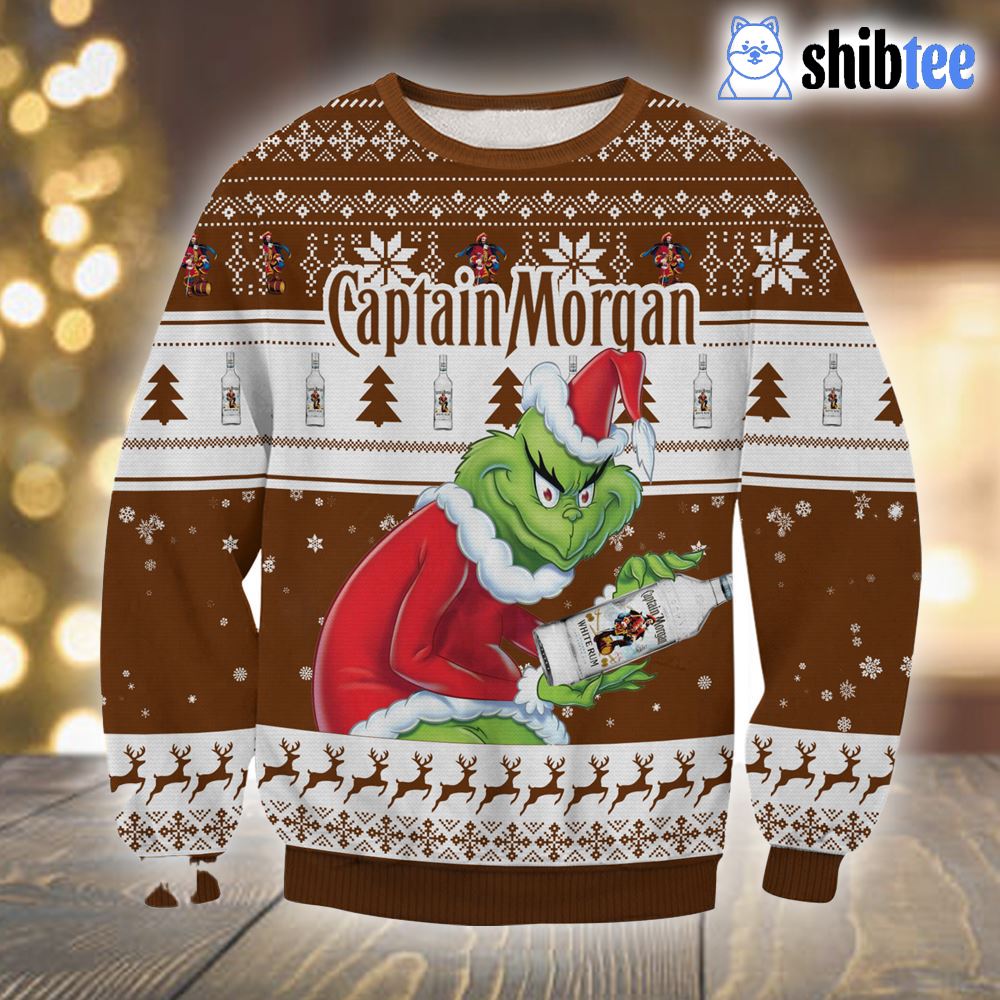 Merry Christmas 2023 Ugly Christmas Sweater American Grinch Cute