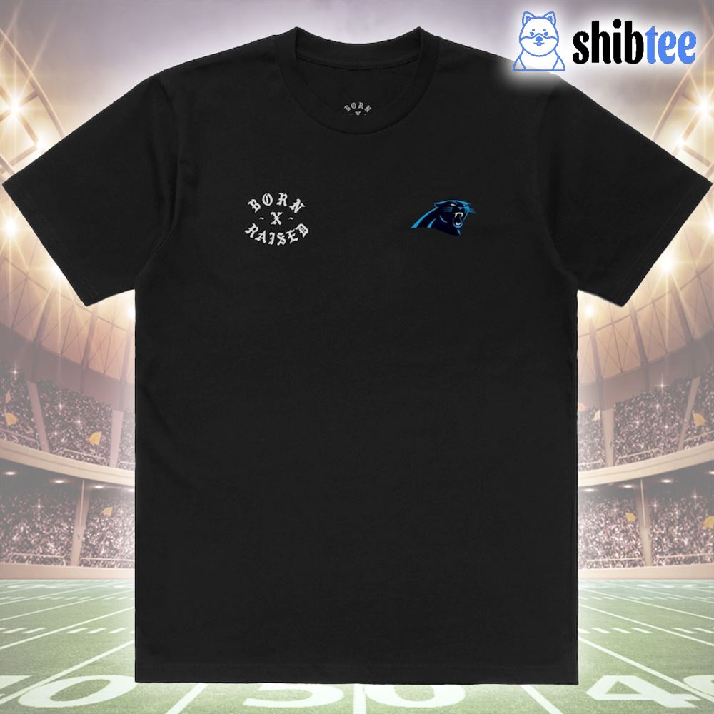 Carolina Panthers Born X Raised Unisex T-shirt - Shibtee Clothing