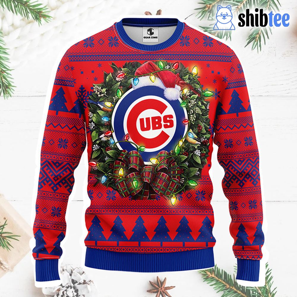 Chicago Cubs Mlb Christmas Ugly Sweater - Shibtee Clothing