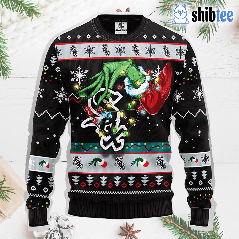 Chicago White Sox Grateful Dead Ugly Christmas Fleece Sweater - Shibtee  Clothing