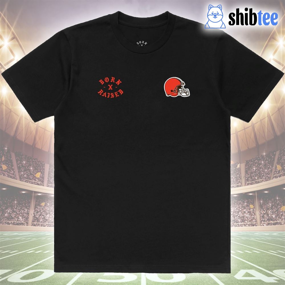 Cleveland Browns Born X Raised Unisex T-shirt - Shibtee Clothing