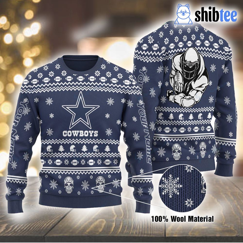 Dallas Cowboys Personalized Vintage Ugly Christmas Sweater - Shibtee  Clothing