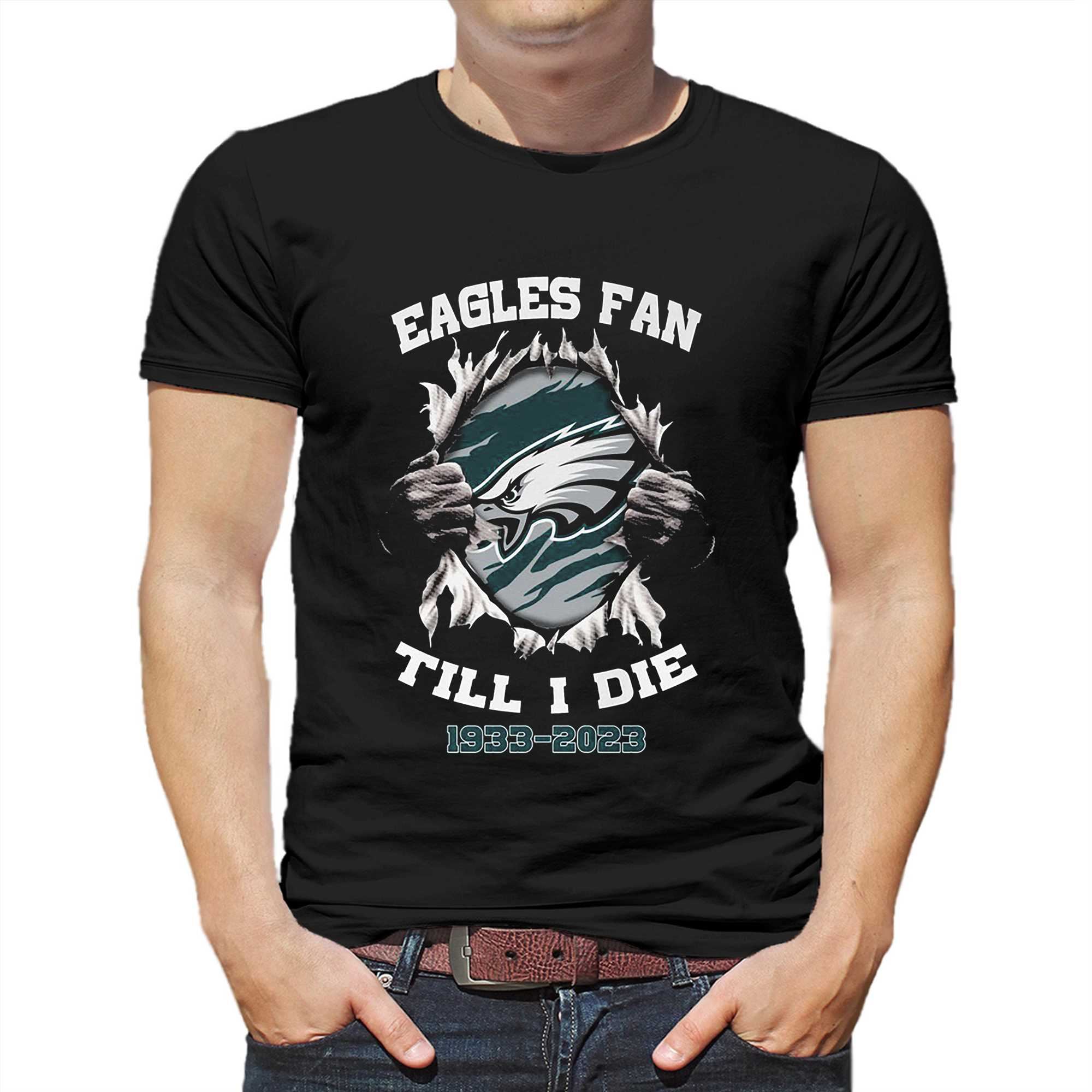 Blood Inside Me Philadelphia Eagles Fan Till I Die 1933-2023 Shirt, hoodie,  sweater, long sleeve and tank top