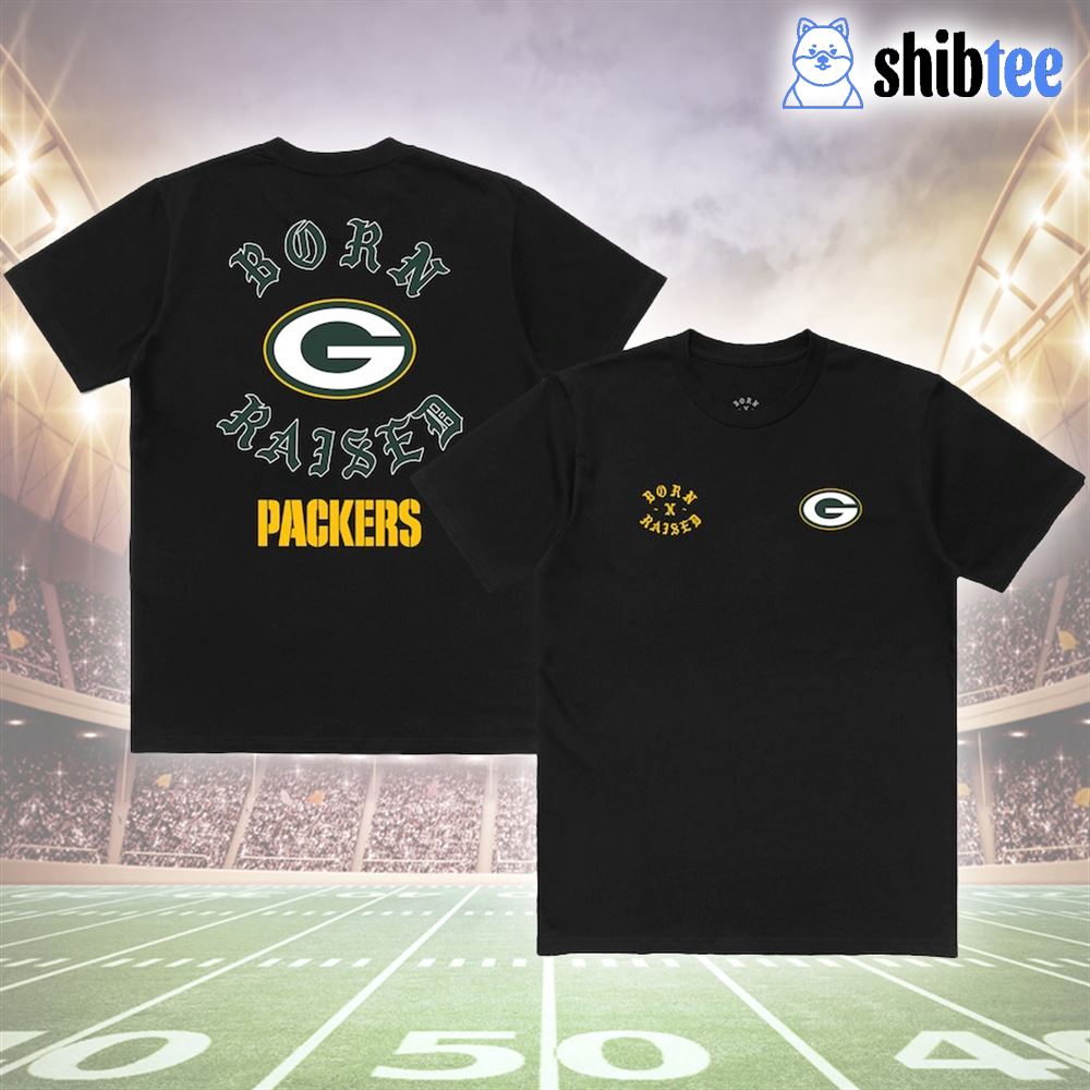 Green Bay Packers Born X Raised Unisex T-shirt - Shibtee Clothing