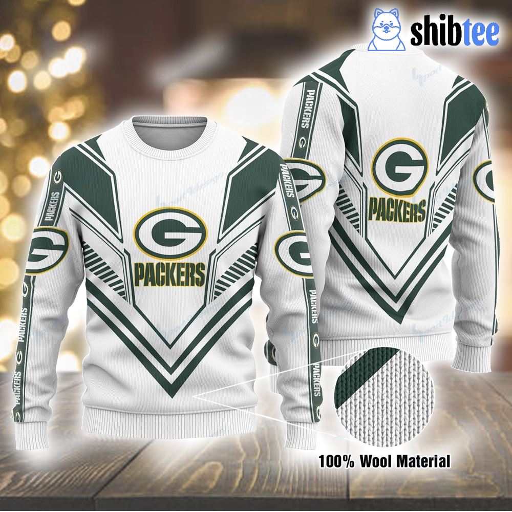 women's green bay packers ugly christmas sweater