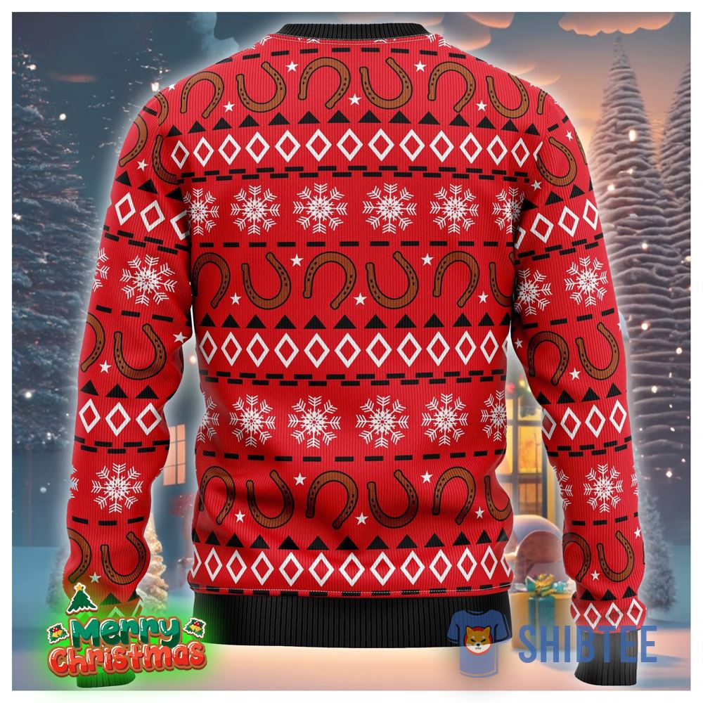 Horse Pattern Ugly Christmas Sweater Thankgiving Gift Men Women 