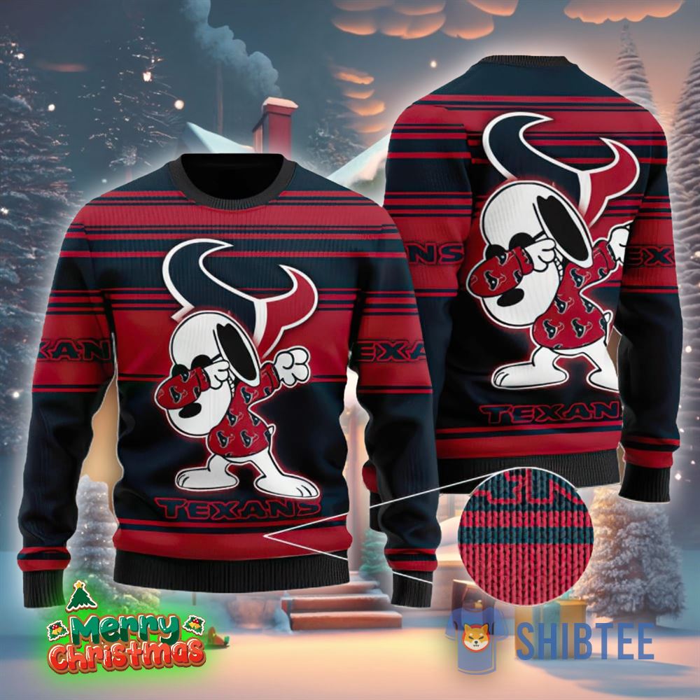 Houston Texans Nfl Football Team Ugly Christmas Sweater - Shibtee