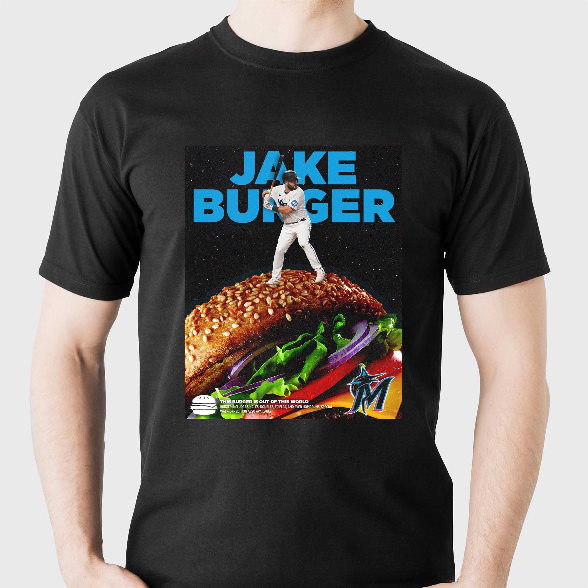Jake Burger Miami Marlins Shirt