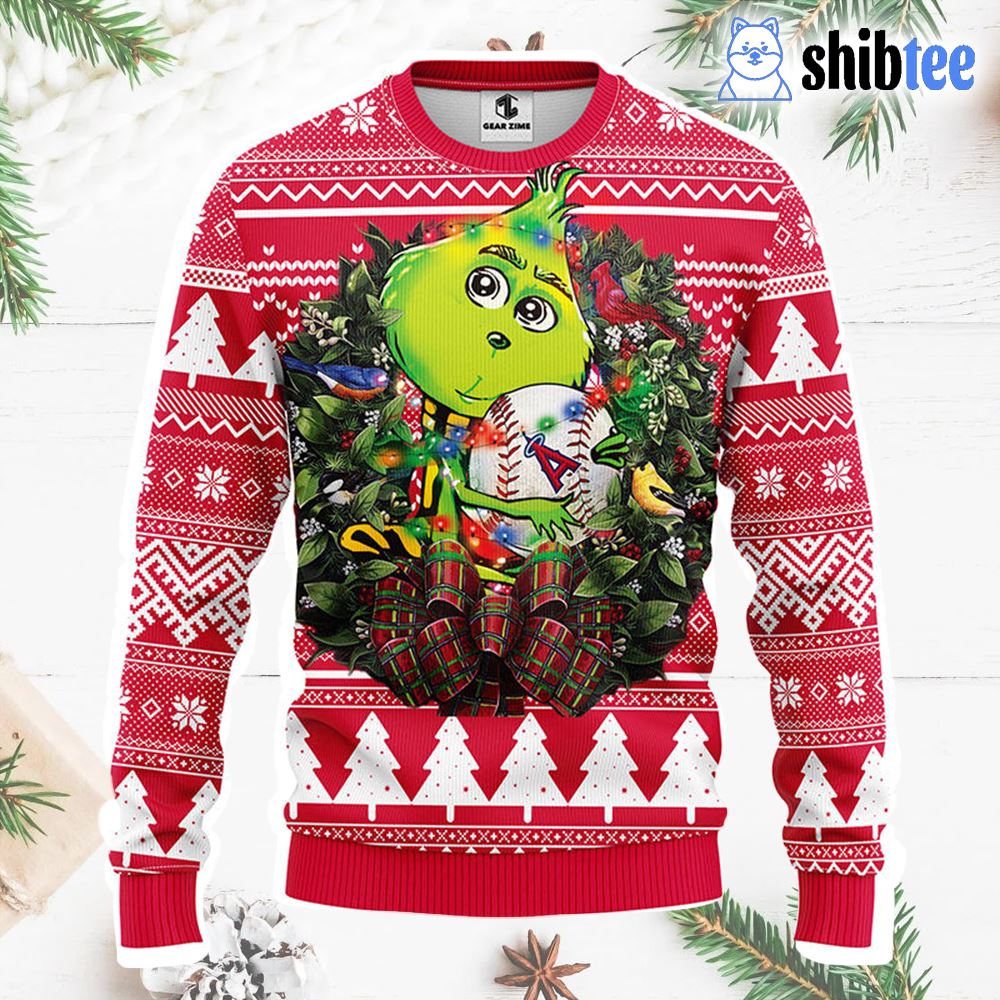 Los Angeles Angels Grinch Scooby-doo Christmas Ugly Sweater - Shibtee  Clothing