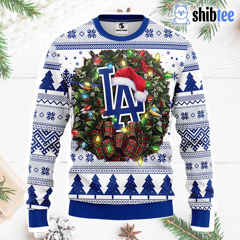 Los Angeles Dodgers Mlb Christmas Ugly Sweater