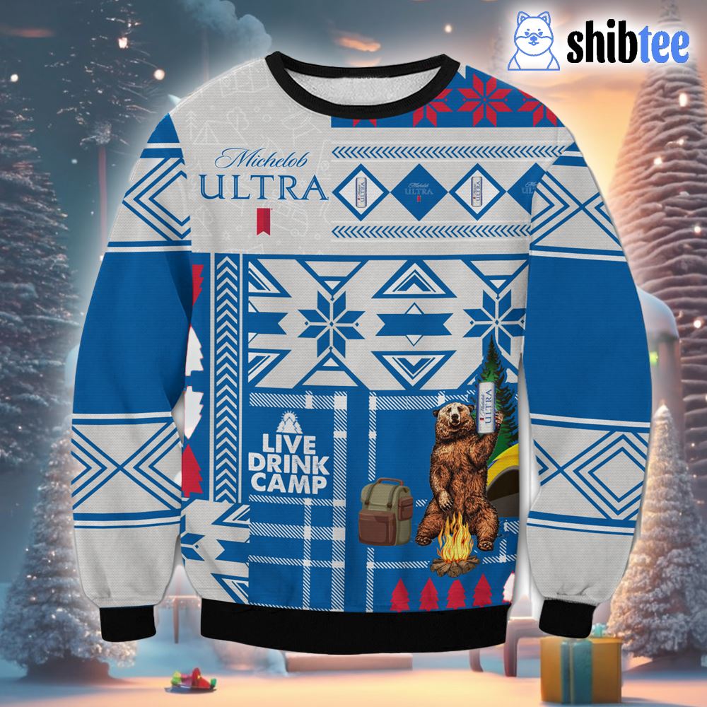 Michelob Ultra Christmas Gift Ugly Christmas Sweater