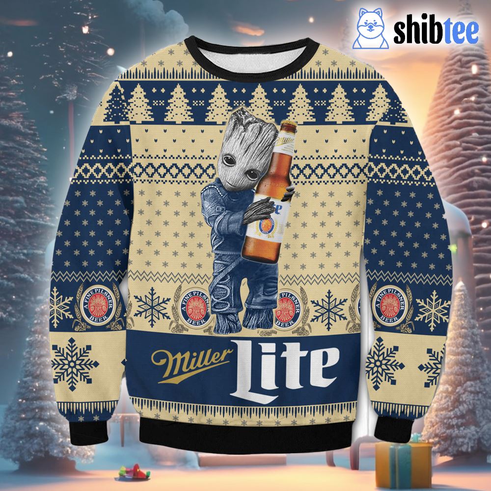 Lite beer christmas on sale sweater