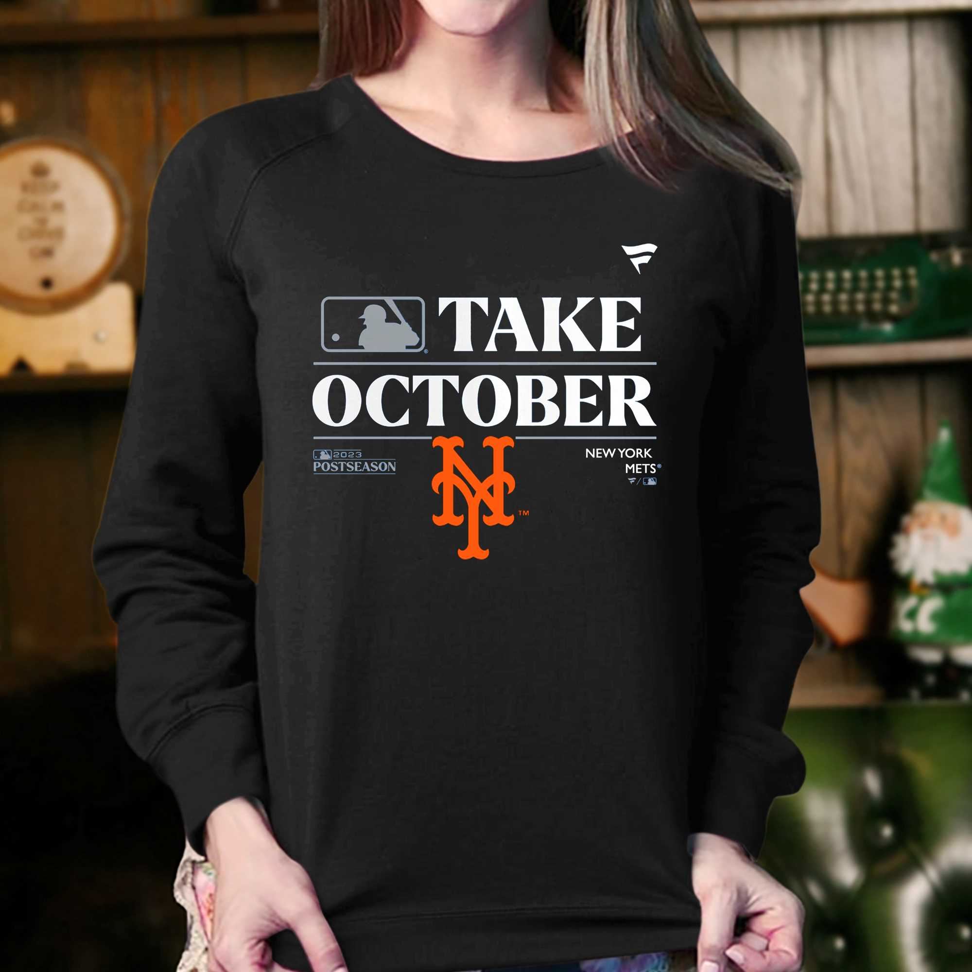New York Mets Fanatics Branded 2023 Postseason Locker Room T-shirt 