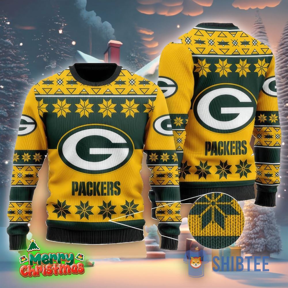 Nfl Green Bay Packers Christmas Gift All Over Print Ugly Christmas Sweater 