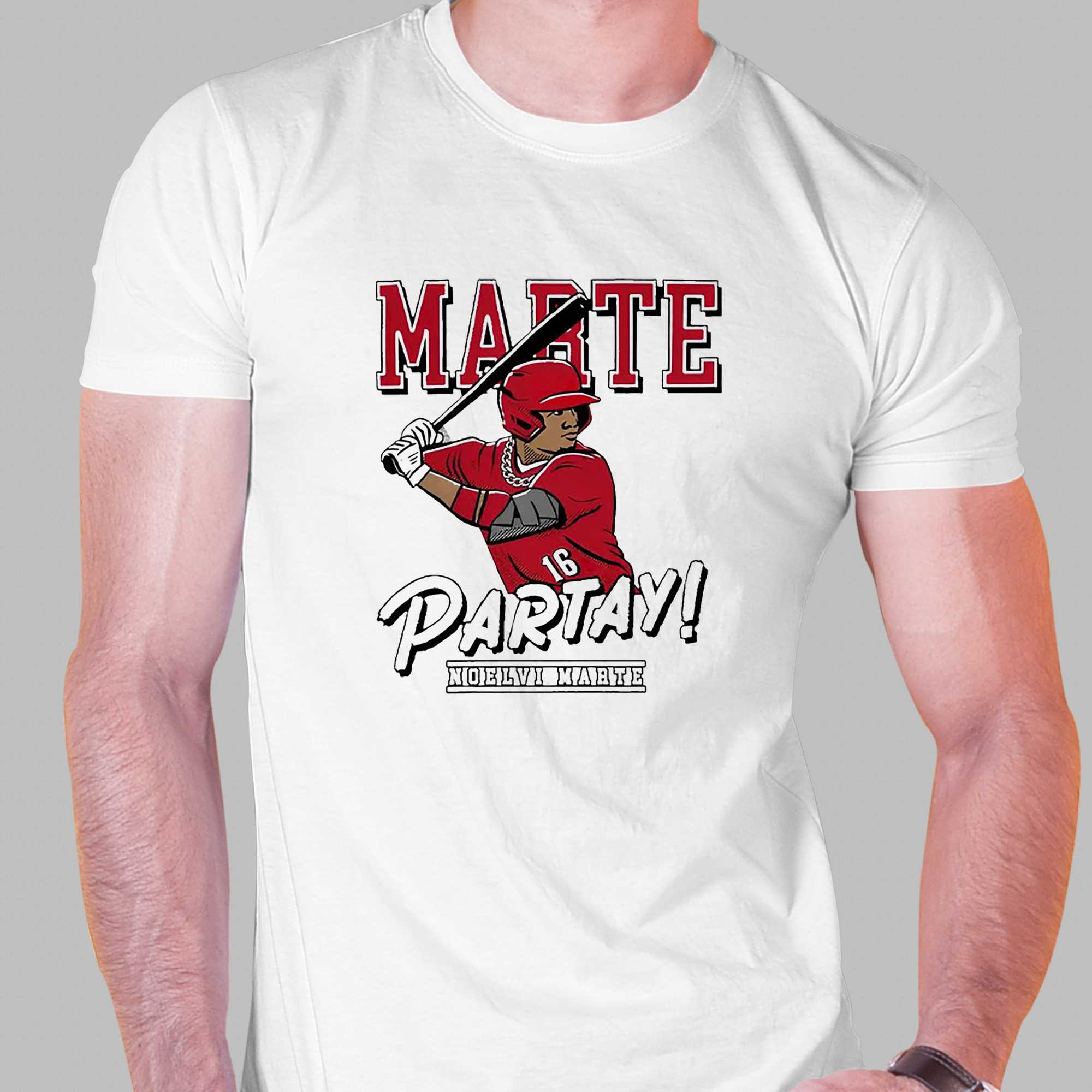 Noelvi Marte Cincinnati Reds Partay Mlbpa Shirt - Shibtee Clothing