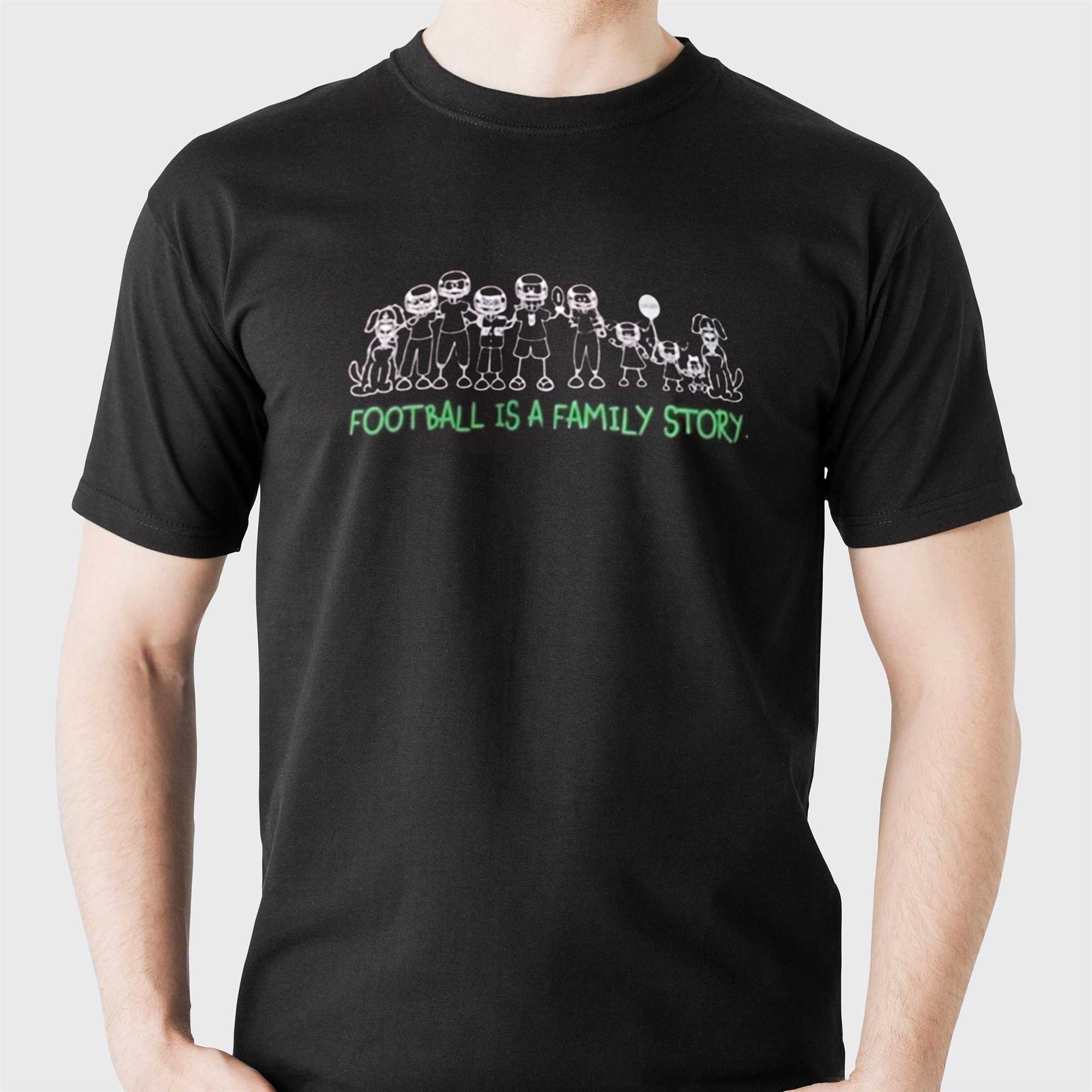 Official Football Is A Family Story Shirt Jason Kelce - Shibtee Clothing